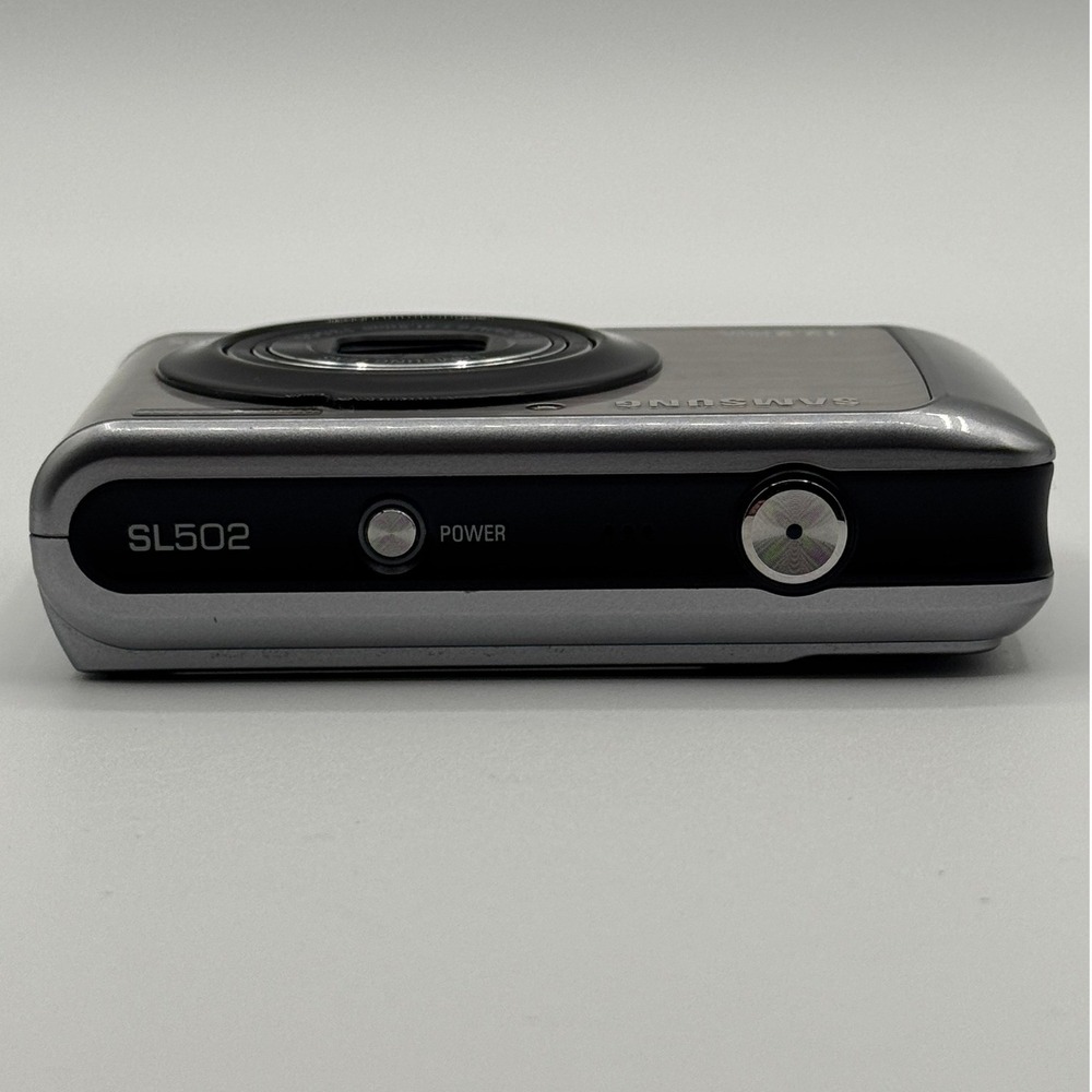 Samsung SL502 Digital Camera 12.2MP 5x Optical Zoom Silver Point and Shoot - Picture 3 of 10